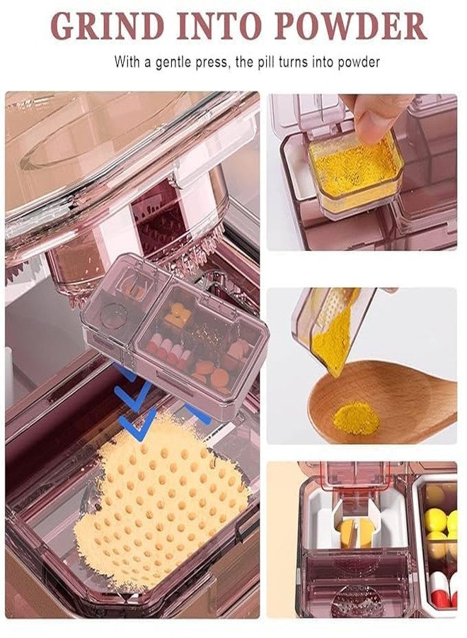 VATTU Medicine Organizer Box Pill Organizer Case with 5 Compartments Portable Mini Travel Pills Box Medicine Carry Box Seal Storage Container Holder for Outdoor, Camping, Home - Image 4